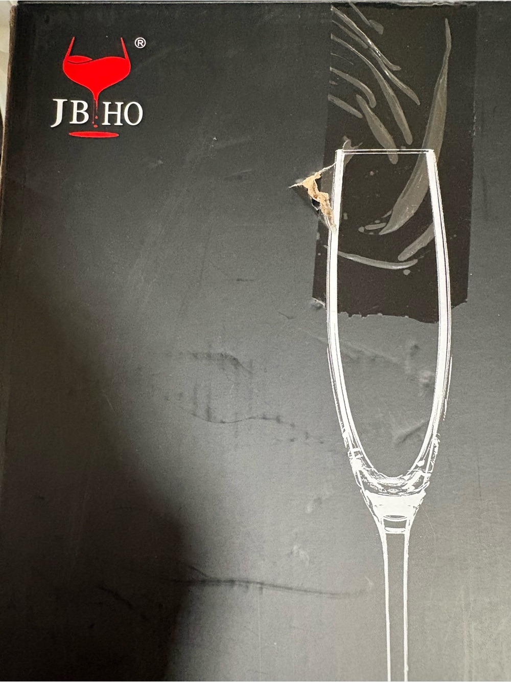 JBHO Hand Blown Champagne Glass - Picture 15 of 17